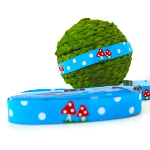 Webband hellblau fliepi - 1m,