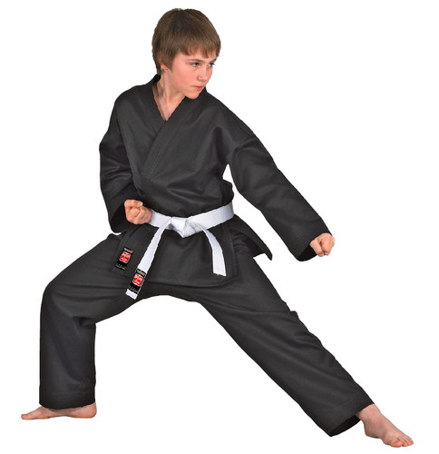 Dojo line karate schwarz - dojo, karate-gi