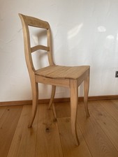 Alter Stuhl Biedermeier Holzstuhl Brettstuhl  antik ~1830 wohnfertig