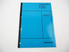 Zettelmeyer ZL802 S Si Radlader Reparaturhilfe Bremsanlage Werkstatthandbuch