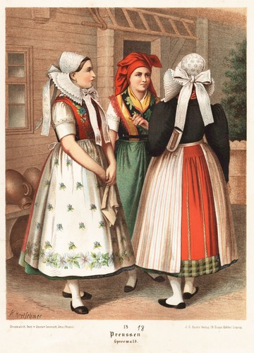 Preussen spreewald tracht - -,