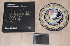 ROSENTHAL WEIHNACHTSTELLER 1980 Glockenspiel Björn Wiinblad Ø 28,5cm in OVP