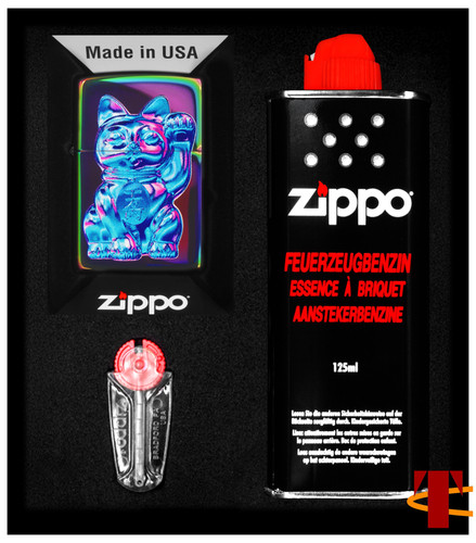 Zippo geschenkset lucky cat - zippo®,