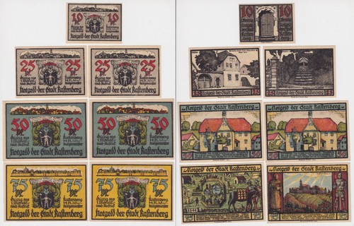 Banknoten notgeld stadt - 7,
