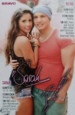 SARAH ENGELS & PIETRO LOMBARDI - Autogrammkarte 7x10cm - Fan Merch Sammlung NEU