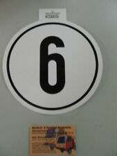 Geschwindigkeitschild 6 km/h Schild Traktor Bagger Landmaschinen