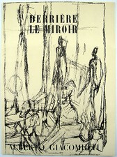 ALBERTO GIACOMETTI: "PLASTIKEN IM STUDIO" WERKVERZ. LUST 93 ORIG.-LITHOGRAPHIE