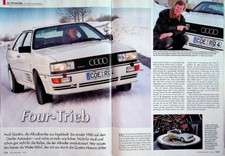 Oldtimer Markt 3088) 30 Jahre Audi quattro - ein interessanter Rückblick auf 10