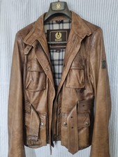 Belstaff Lederjacke, Damen, Gold Label, Neu