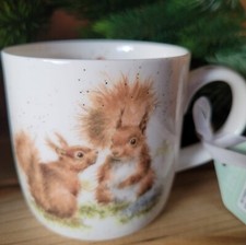 Tasse Eichhörnchen Wrendale Kaffeetasse  310 ml Kaffeebecher Porzellan Mug