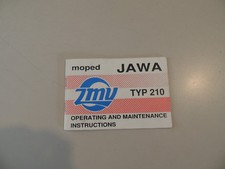 Jawa Moped Typ 210 50ccm Fahrerhandbuch Riders owners manual