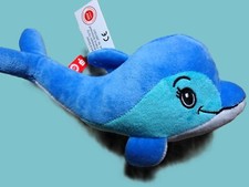 ❤️ BABY Delfin Delphin TRIXI Kuscheltier Stofftier Plüschtier Maskottchen TÜVNEU