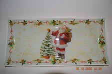 Glasplatte Weihnachten 2 Stück Magic Christmas 36x17 cm