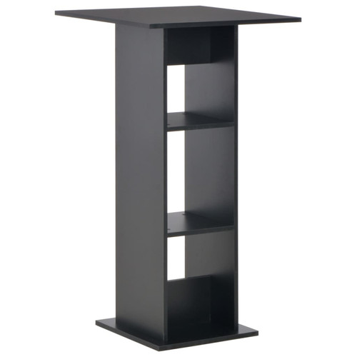 Stehtisch schwarz 60x60x110cm