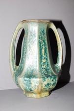 Grosse Keramik Art Deco Vase