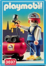 1 Playmobil Werbefigur "Glasurit" Lackierer 3697 in ungeöffneter Top-OVP
