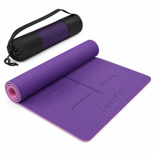 Yogamatte tpe 183x61x6mm - yogamatte,
