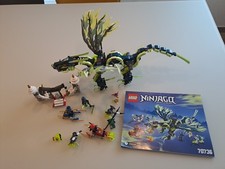 Lego Ninjago Attack of the Morro Dragon 70736,  komplett mit Bauanleitung