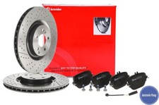 BREMBO BREMSENSATZ WK 360MM HINTEN MERCEDES AMG GLC 63 S 4MATIC+ COUPE X253 C253