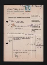 KIRCHHEIM TECK, Rechnung 1950, Richard Haag & Sohn Buchdruckerei Kassenblock-