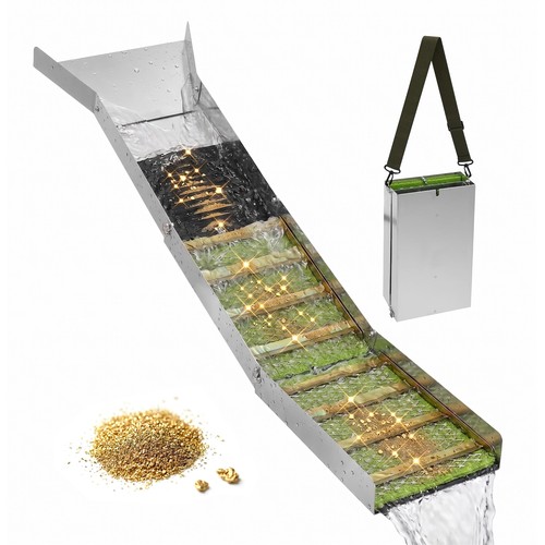 Goldwaschrinne schleusenkasten - goldwaschrinne,