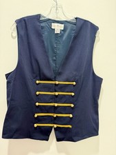 Military Style Gold Braid Vest
