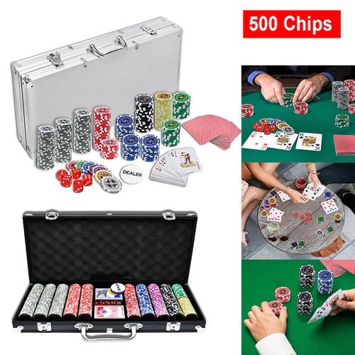 Pokerkoffer pokerset 500pcs - pokerset,