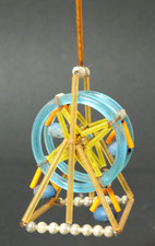 Altes Gablonzer Kirmes Riesenrad Christbaumschmuck Baumschmuck Gablonz Ornament