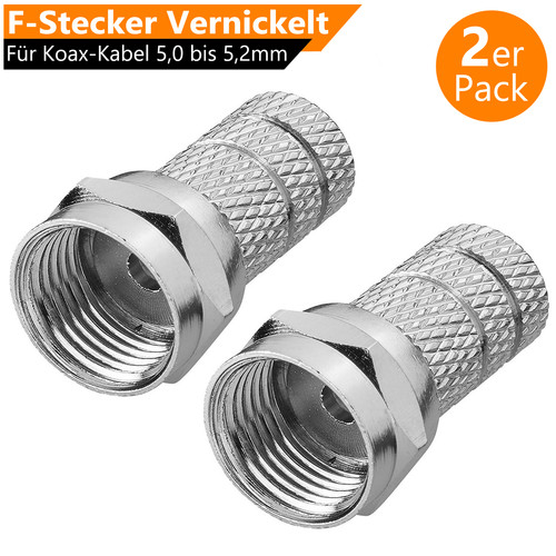Stecker bis 5 2 mm - 2x, 5,2