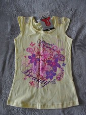 T Shirt Top gelb 128 neu kik T