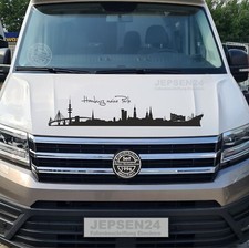 Aufkleber Skyline Hamburg
