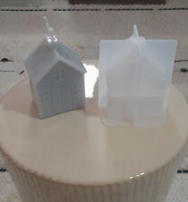 Haus Hausform Gießform Kerzen Beton Raysin  Silikonform Form gießen