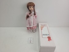 Porzellan Puppe Sammlerpuppe Nostalgie-Puppe Janus Yvonne 000709 Deko #259157