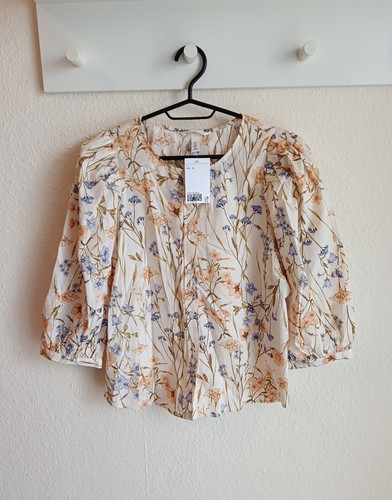 Bluse mit puffärmeln - bluse,