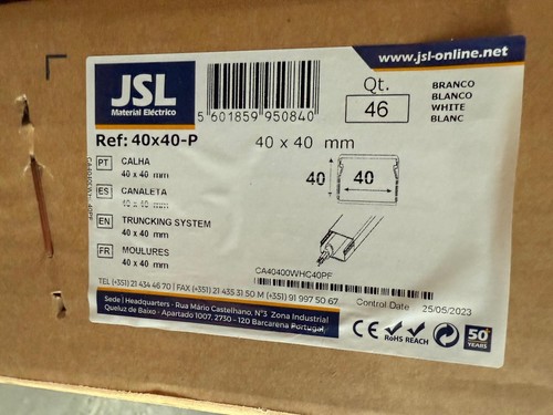 Jsl kabelkanal 40x40mm 46 - jsl, ,