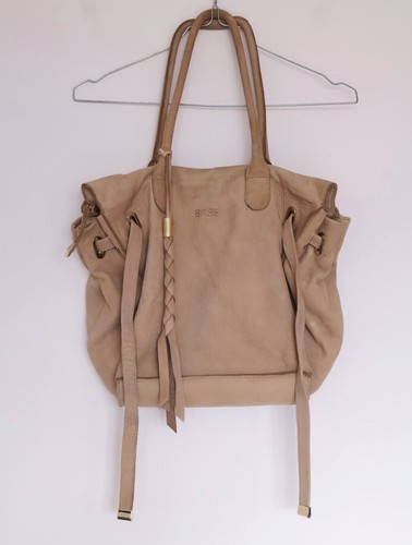 Bree beige leder damen tasche - bree,
