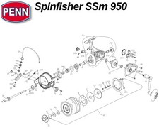 Penn - Spinfisher 950 SSm - diverse Ersatzteile - siehe Auswahl