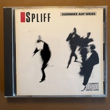 Spliff schwarz auf weiss - schwarz,