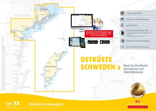 Seekarten satz - seekarten, 12