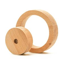 Buche Holzring Lochscheibe Holzscheibe Loch Zuschnitt Rund Platte Basteln DIY