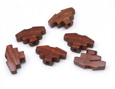 Tuner Buttons "Cocobolo-Dark" fits Grover/Hipshot Tuners Set (6)