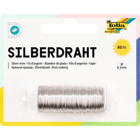 Folia silberdraht mm x 80 - folia,
