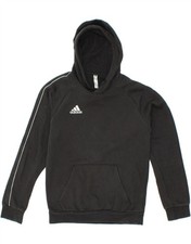 Adidas Herren Hoodie Pullover Small Schwarz Baumwolle BP06