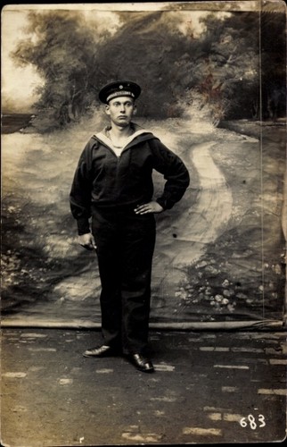 Foto deutscher marinesoldat - foto, ak