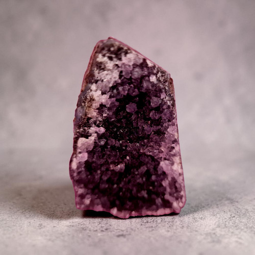 Amethyst schwarz kristallstufe - amethyst,