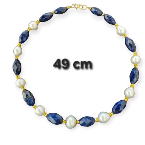 Lapislazuli halskette aus - lapislazuli,