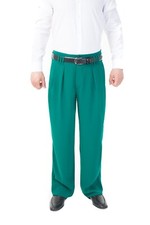 Herren bundfaltenhose grün - herren,