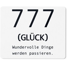 777  Wundervolle Dinge werden