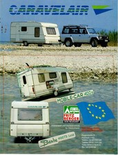 Caravelair  4 seit. Prospekt 1991 mit Preisliste - Wohnwagen Berger Neumarkt/Opf