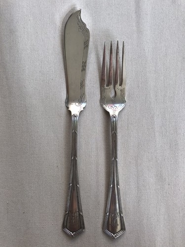 Echt silber 800 - echt, fischbesteck